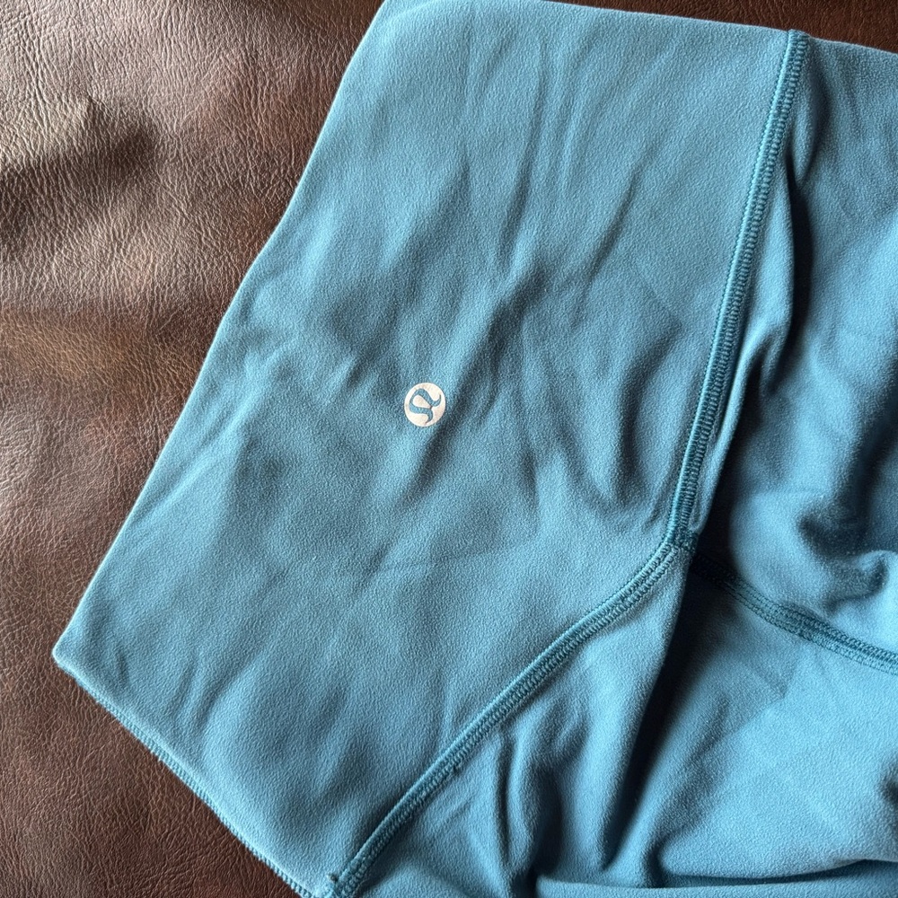 lululemon athletica align high-rise pant 28” teal leggings